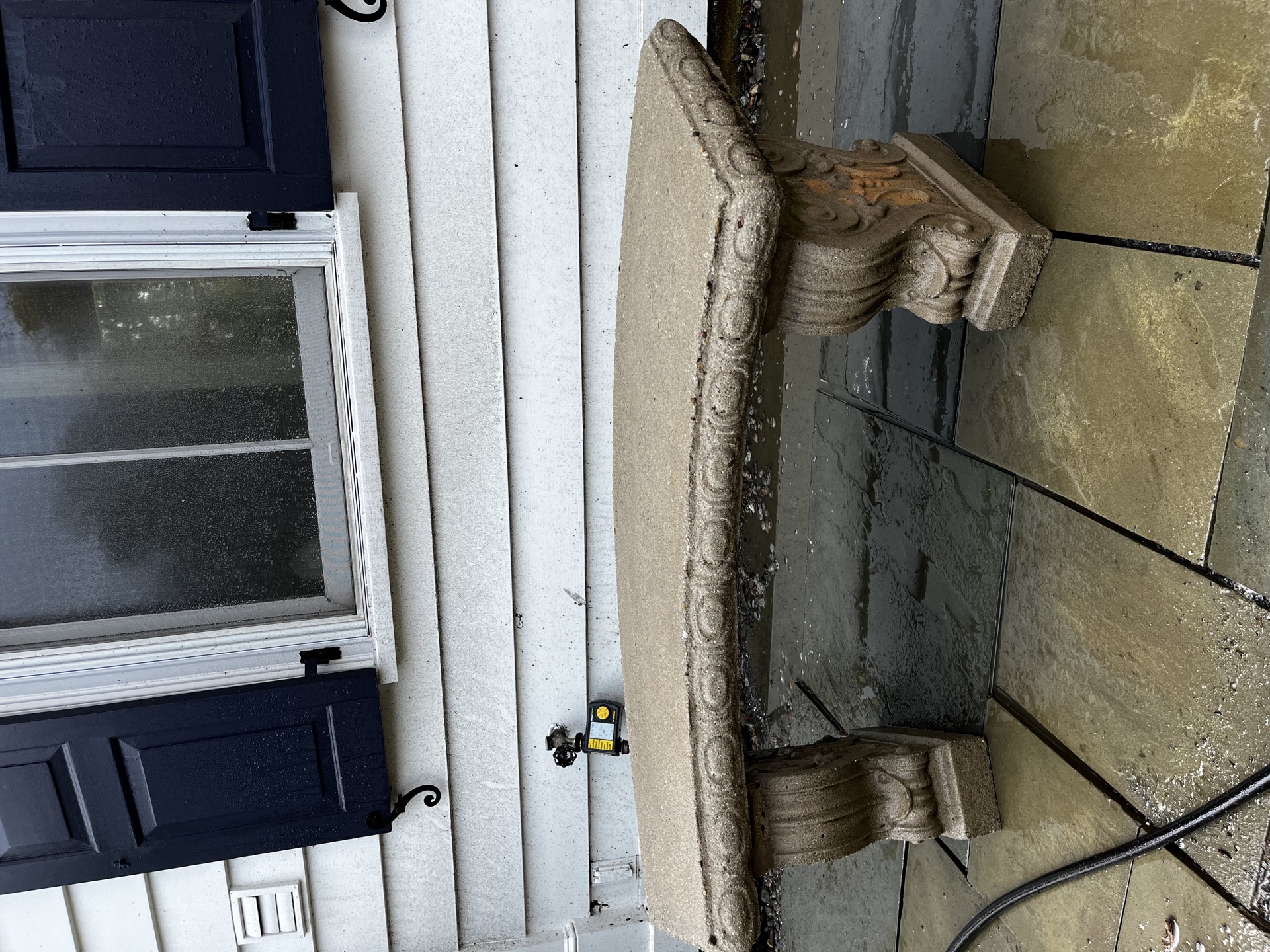 Before power washing